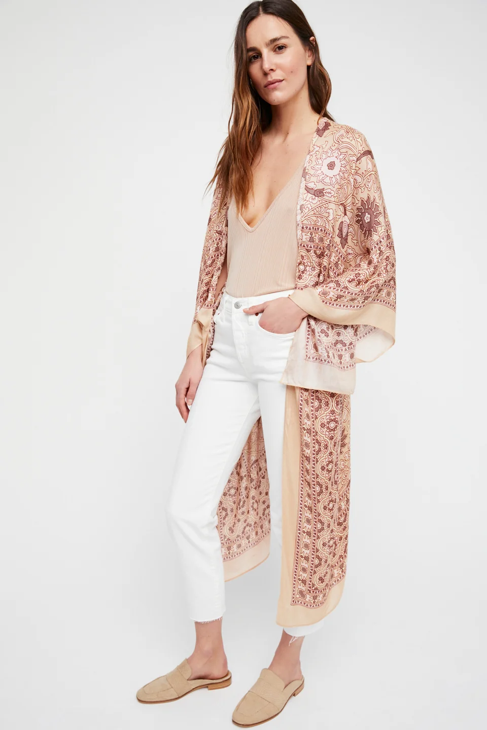 Magic Dance Border Print Duster - 1