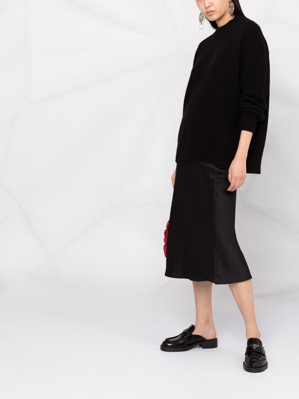Bar fluted silk skirt - 6