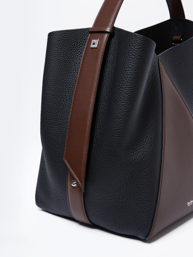 MMBUCKETM Medium bucket bag in deer-print leather 6