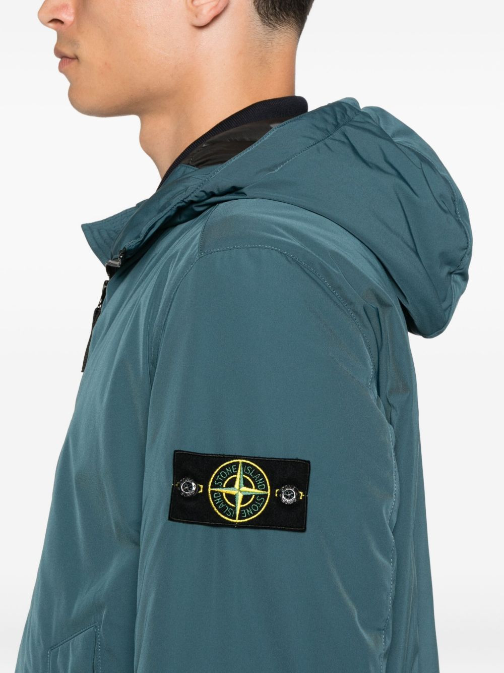 4100047 hooded zip-front jacket - 5