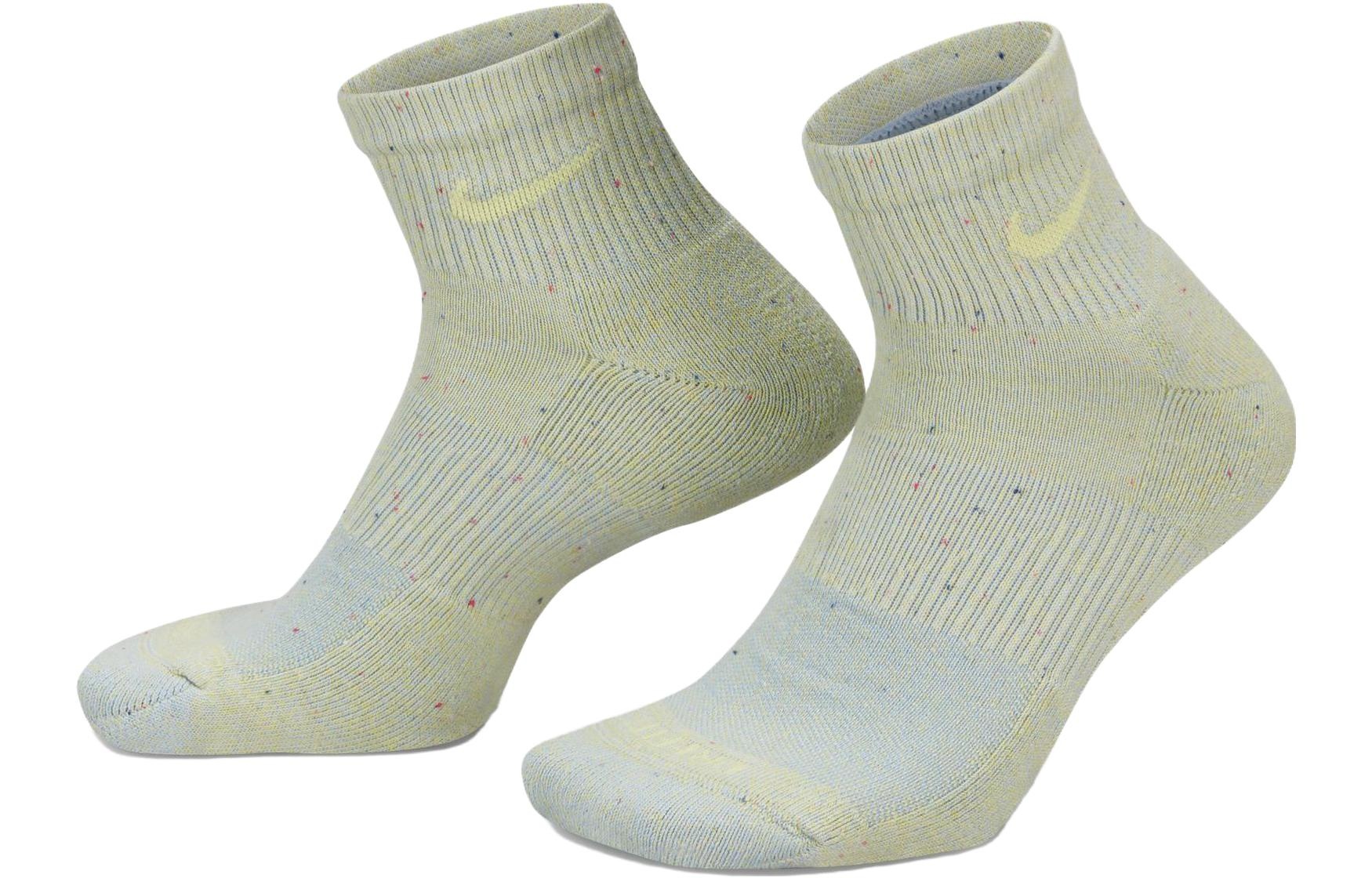 Nike Everyday Plus Cushioned Training Ankle Socks 'Green Yellow' DR5295-908 - 3