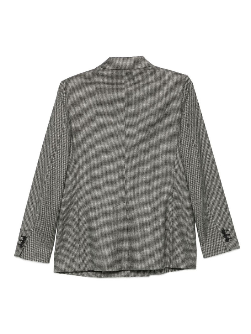 Aspesi pied de poule double-breasted blazer outlook