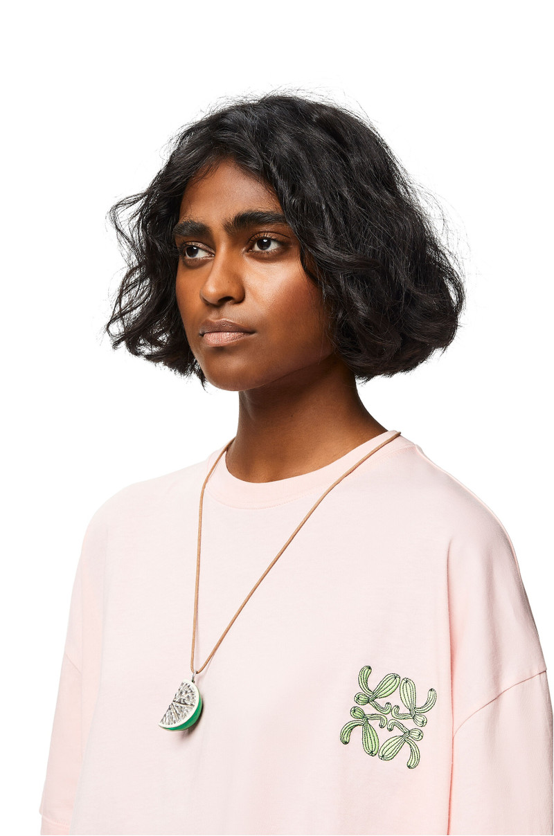 Loewe Lime necklace in sterling silver and enamel outlook