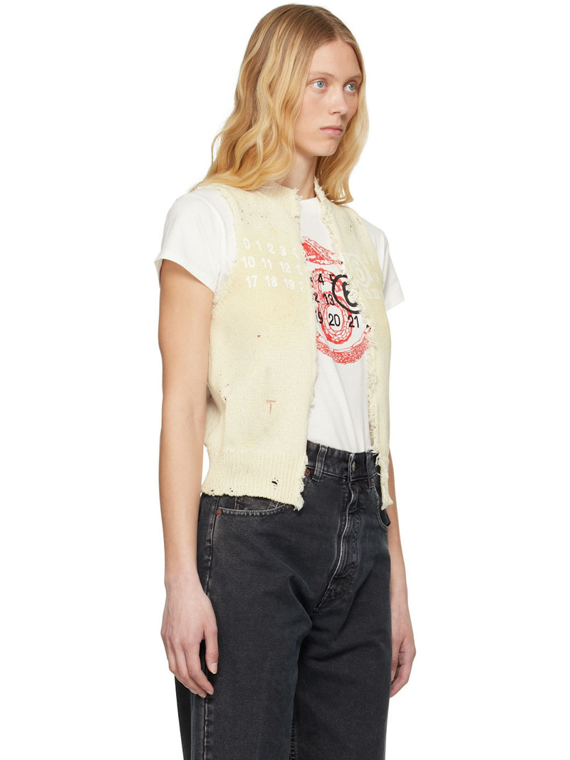 Off-White Open Cut Printed Vest 2