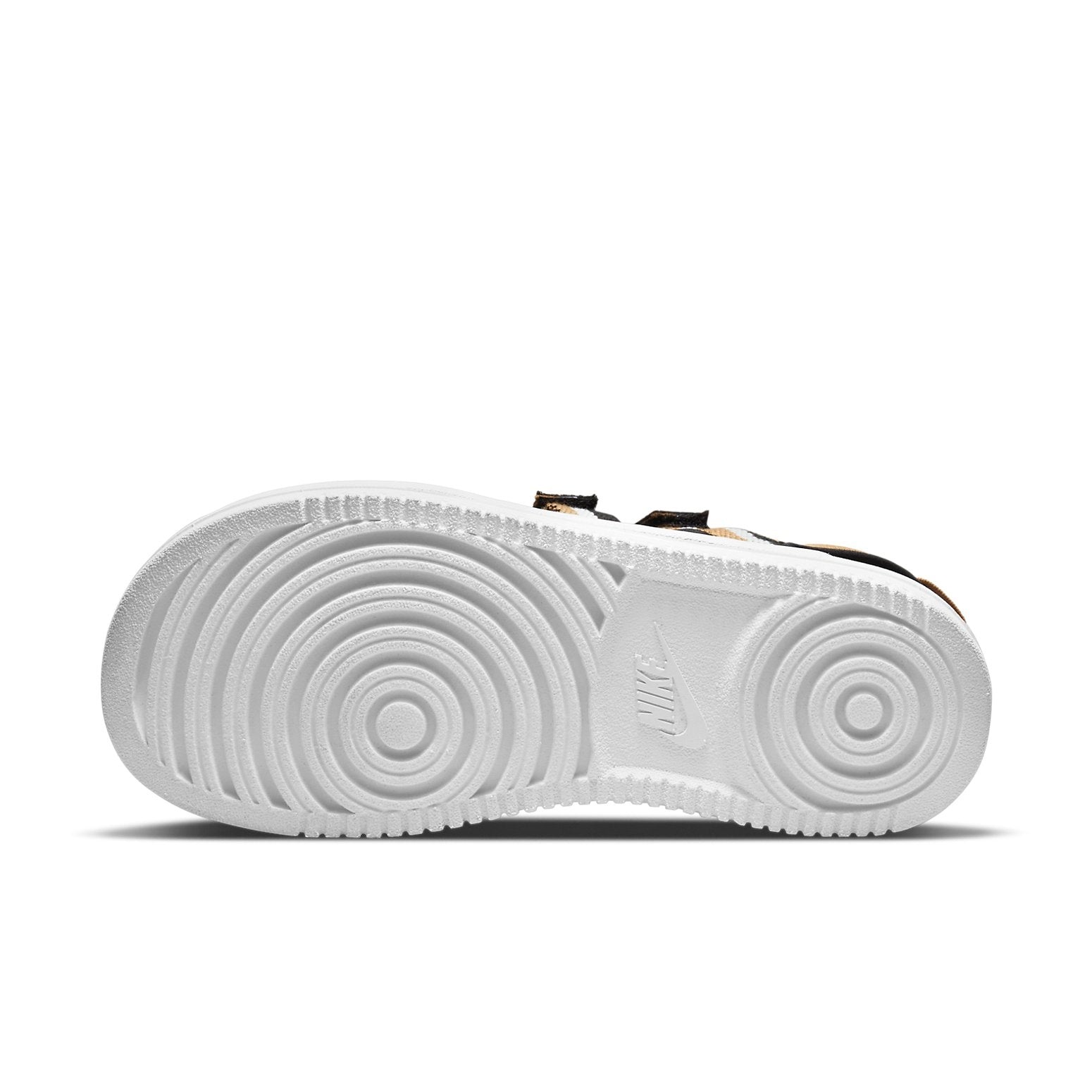 (WMNS) Nike Icon Classic Sandal 'Black Metallic Gold' DH0224-002 - 2