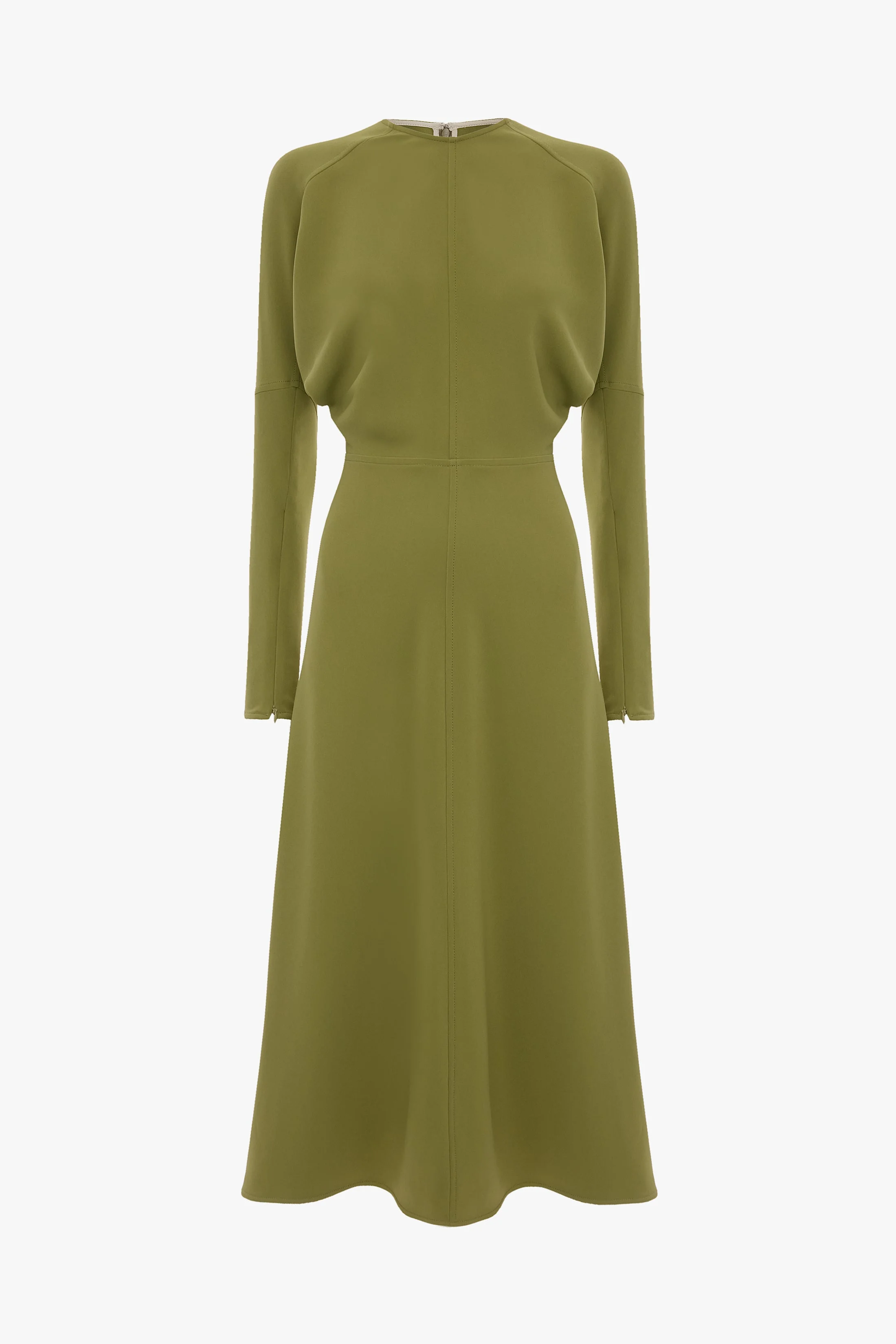 Dolman Midi Dress In Greenfinch - 1