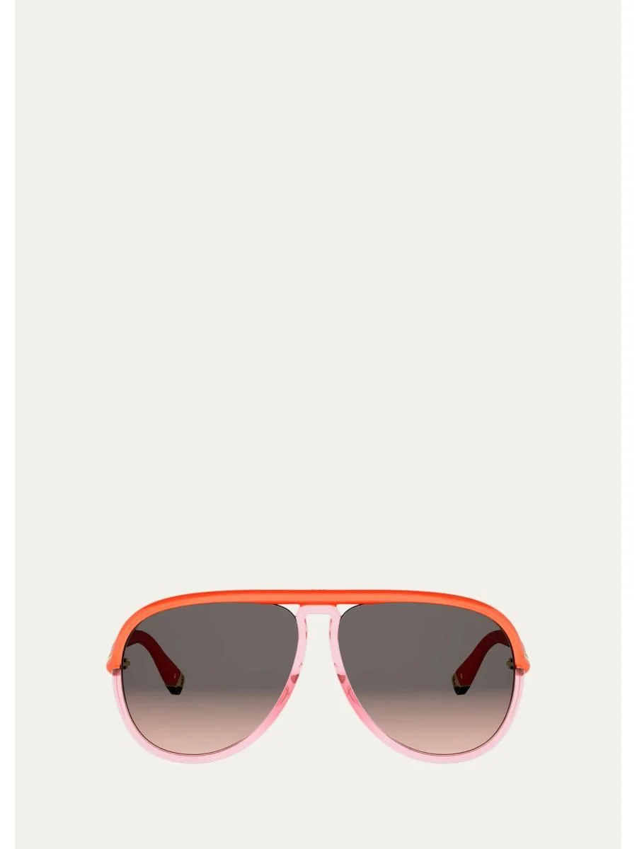 Twincolors 61MM Aviator Sunglasses - 1