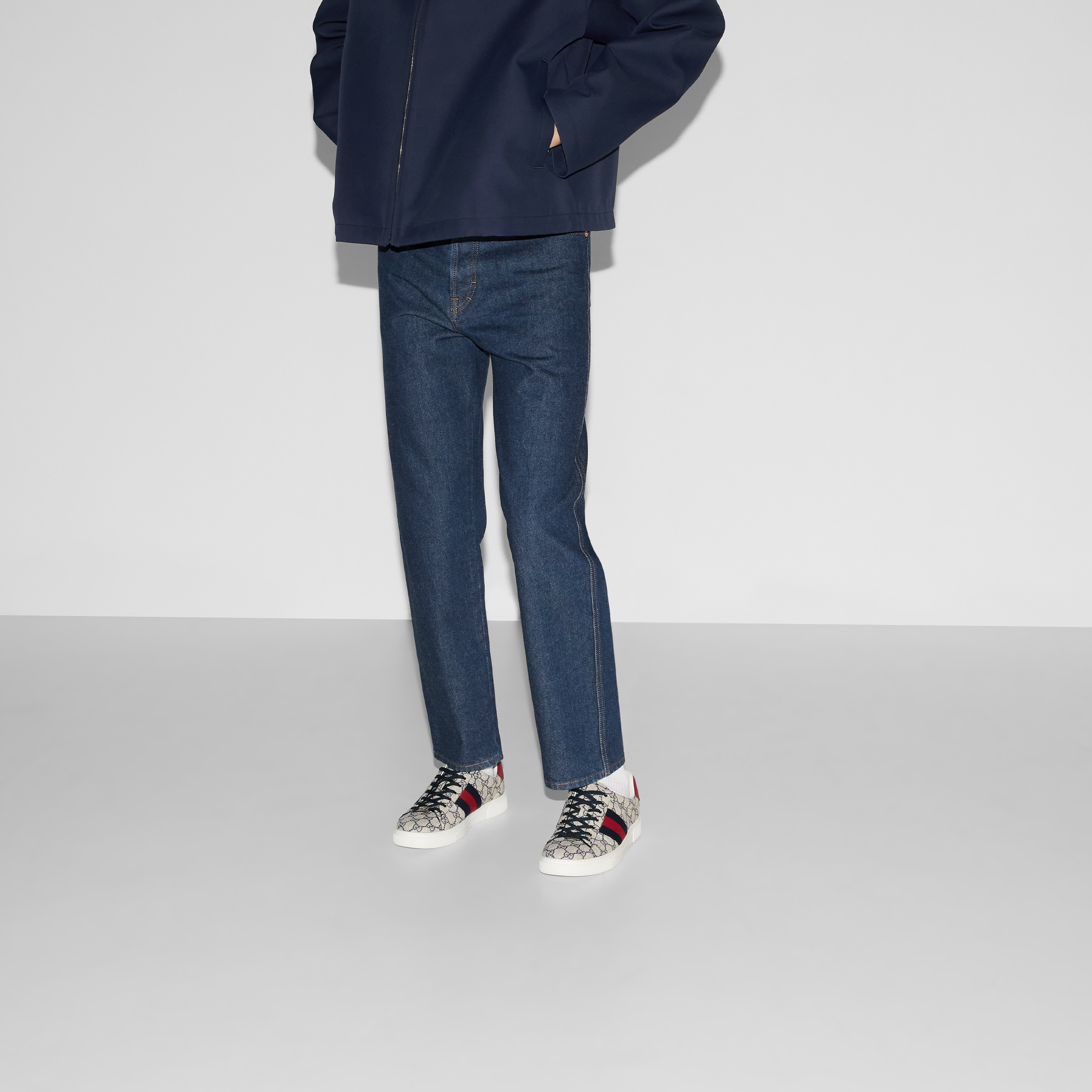 Men's Gucci Ace sneaker with Web - 3