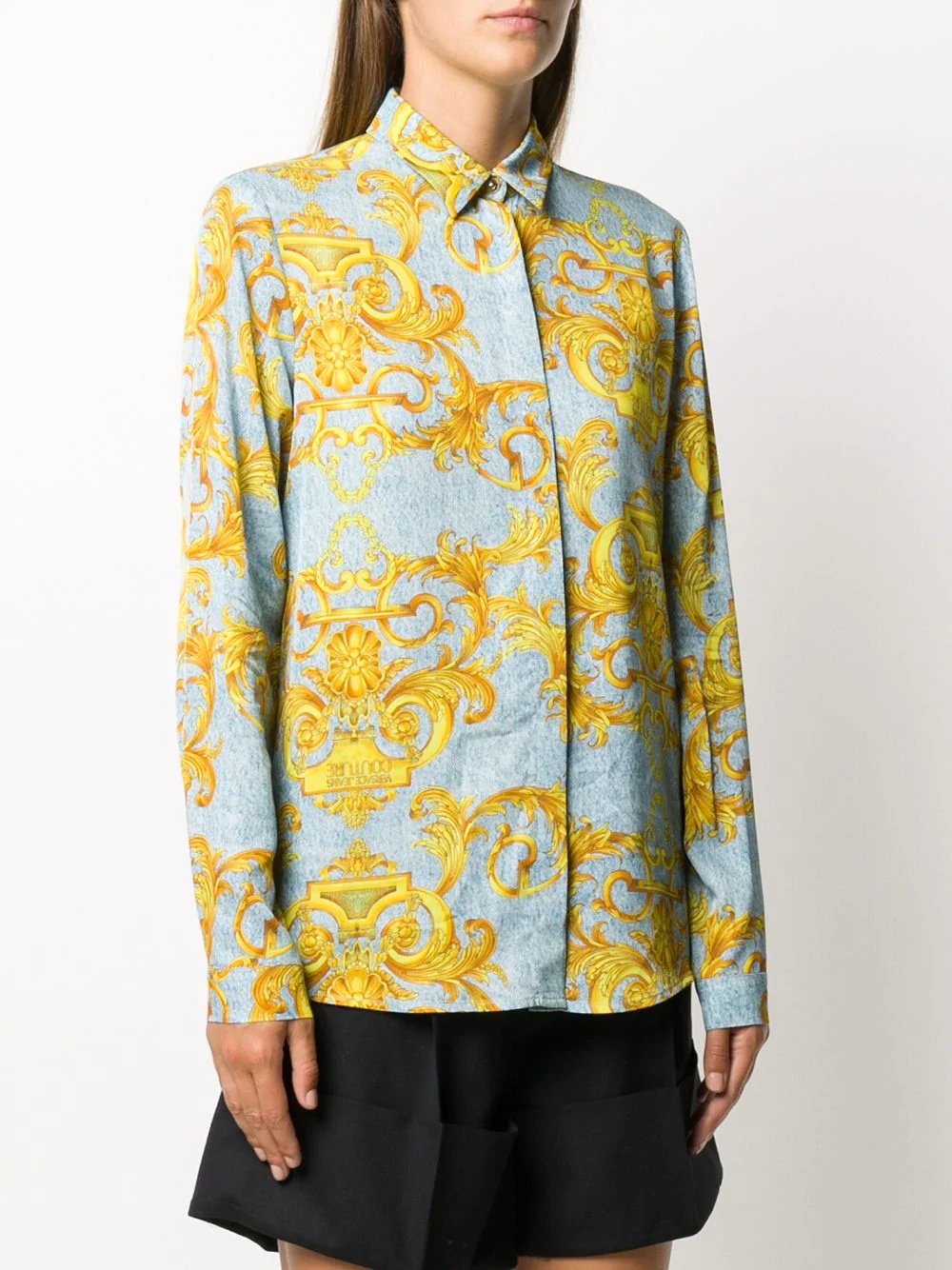 Baroque print shirt - 3