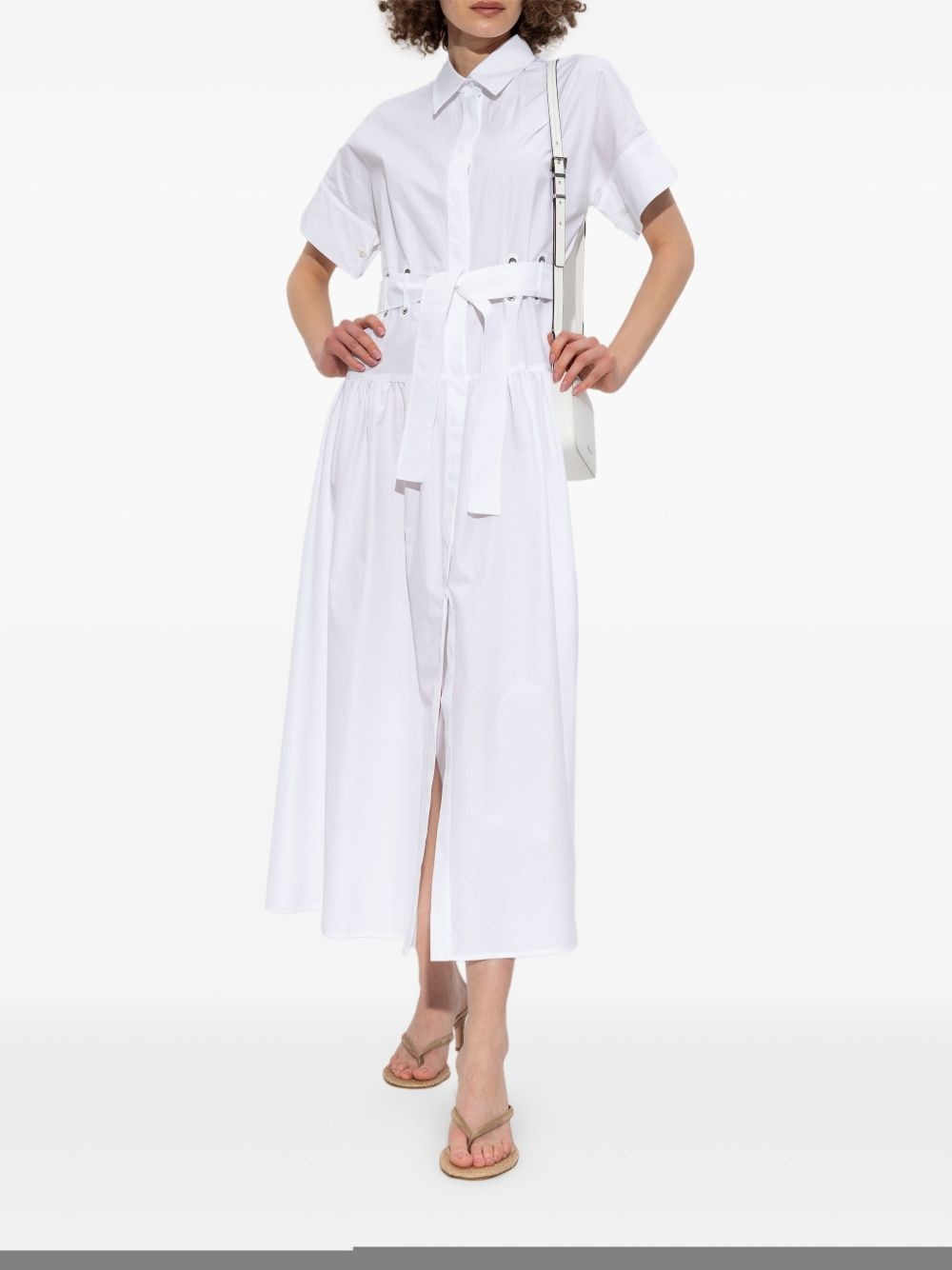 cotton shirt dress - 2