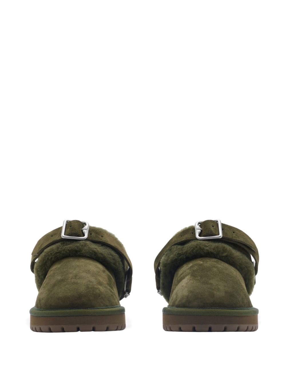 Chubby calf suede mules - 2