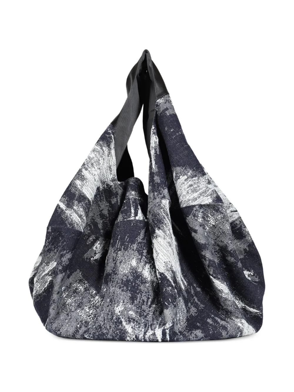 abstract-print shoulder bag - 1