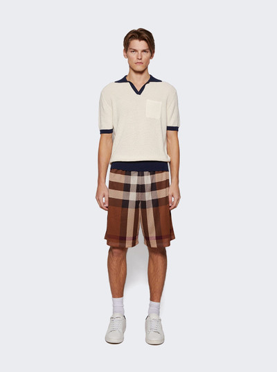 Burberry Jersey Shorts Dark Birch Brown outlook