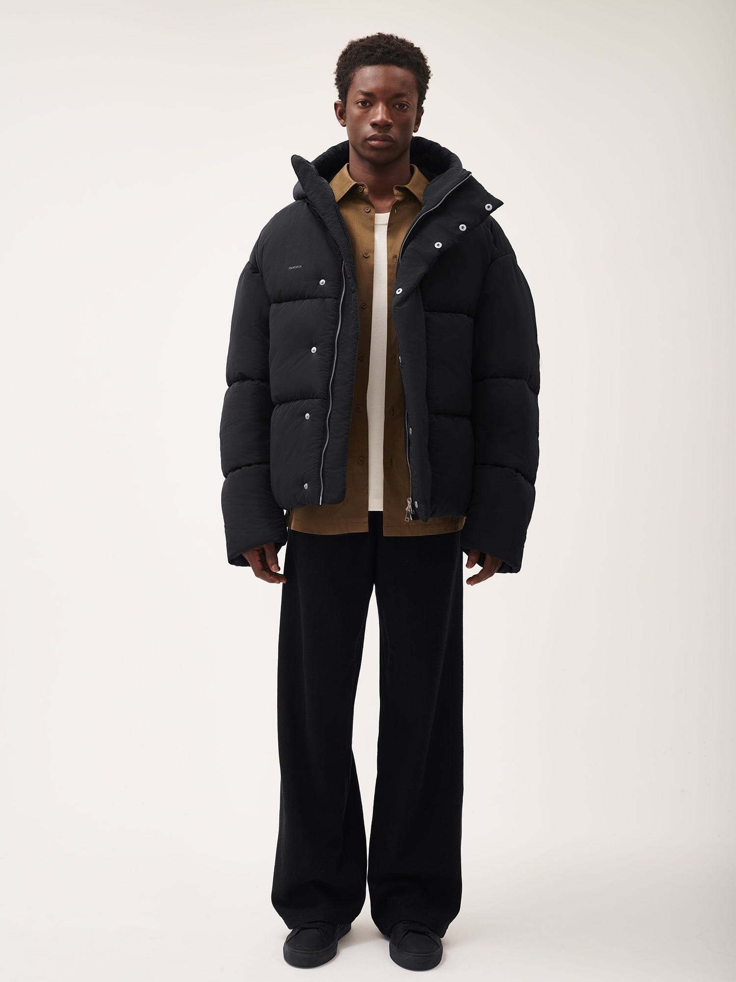Men’s Flower-Warmth Recycled Nylon Puffer - Black - 5