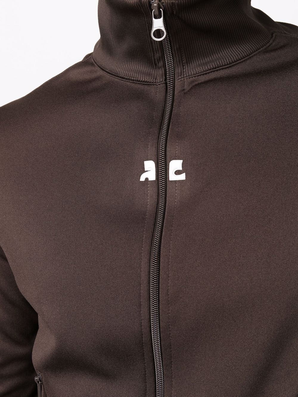 logo-patch bomber jacket - 5