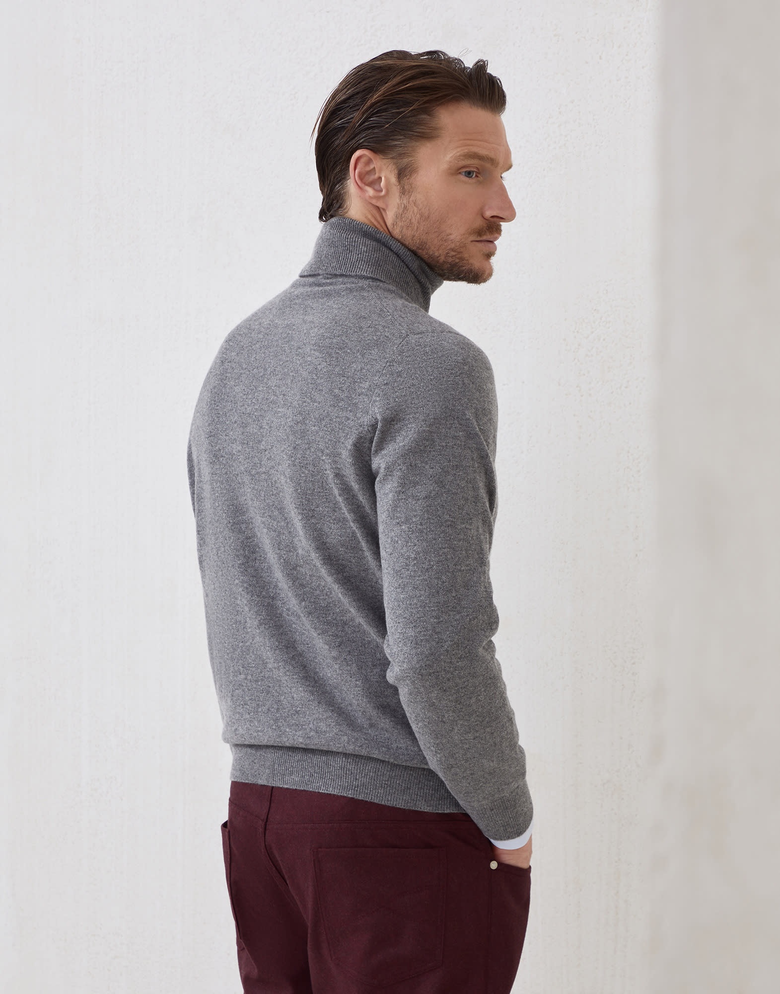 Cashmere turtleneck sweater - 2