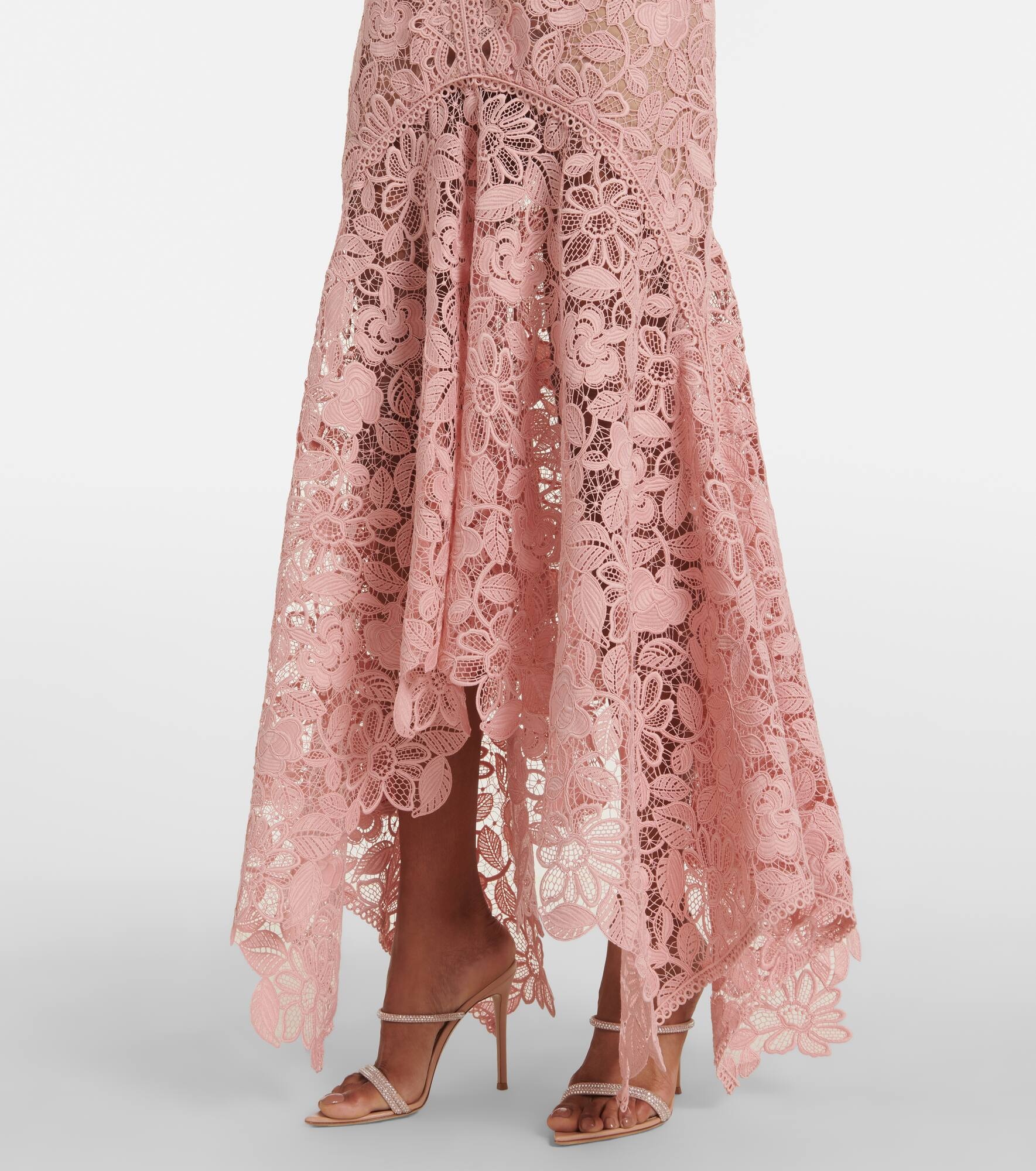 Floral lace gown - 5