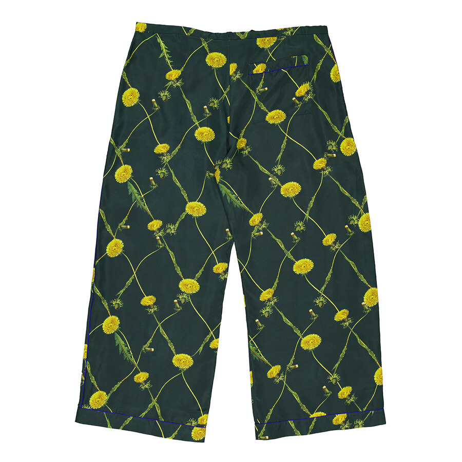 Burberry Dandelion Floral-Print Flared Trousers - 6