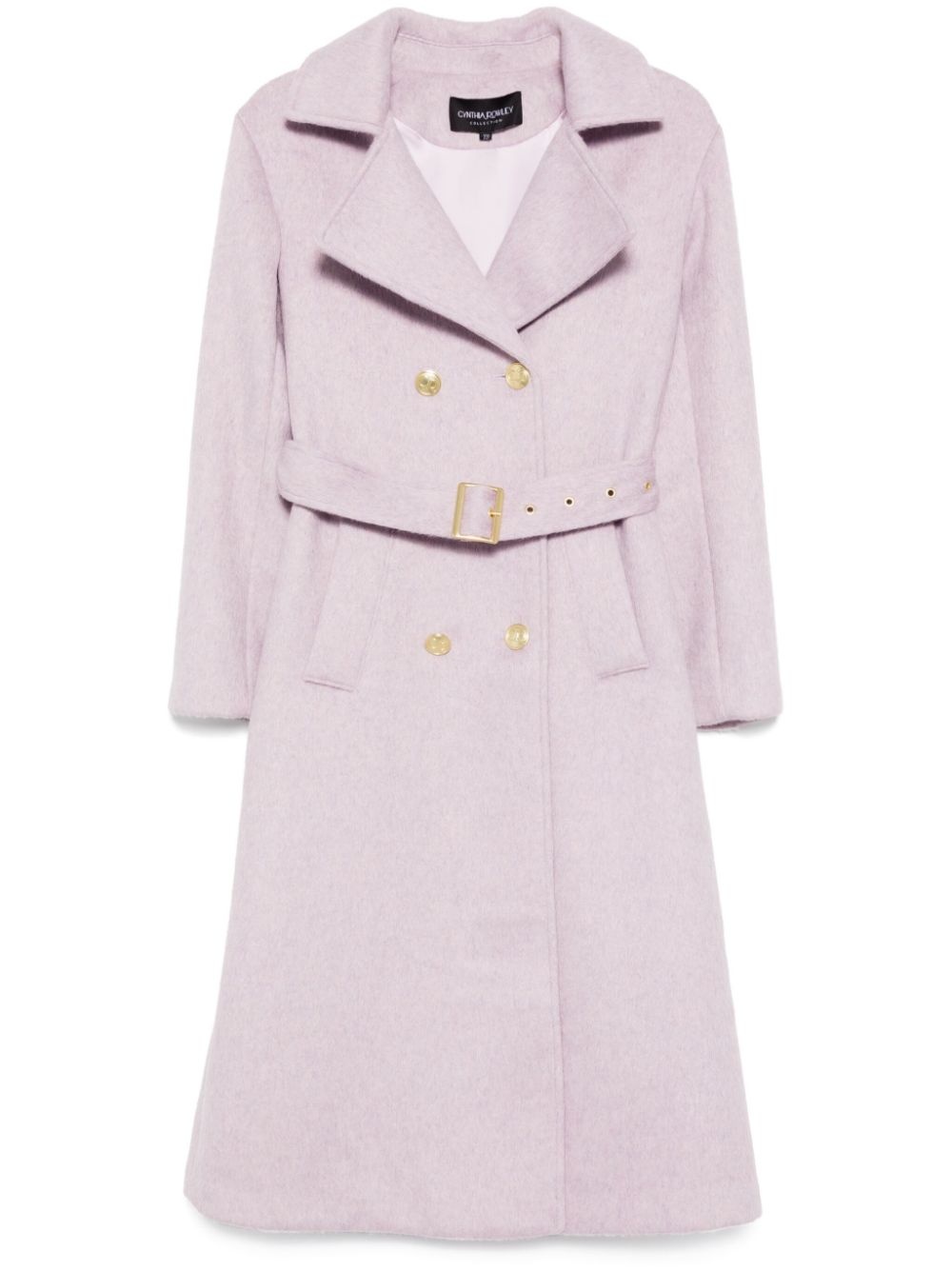 fuzzy trench coat - 1