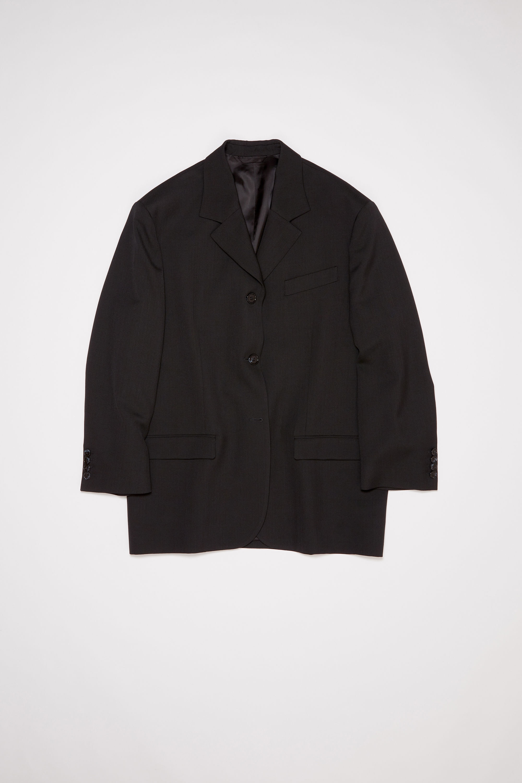 Tailored suit jacket - Black - 7