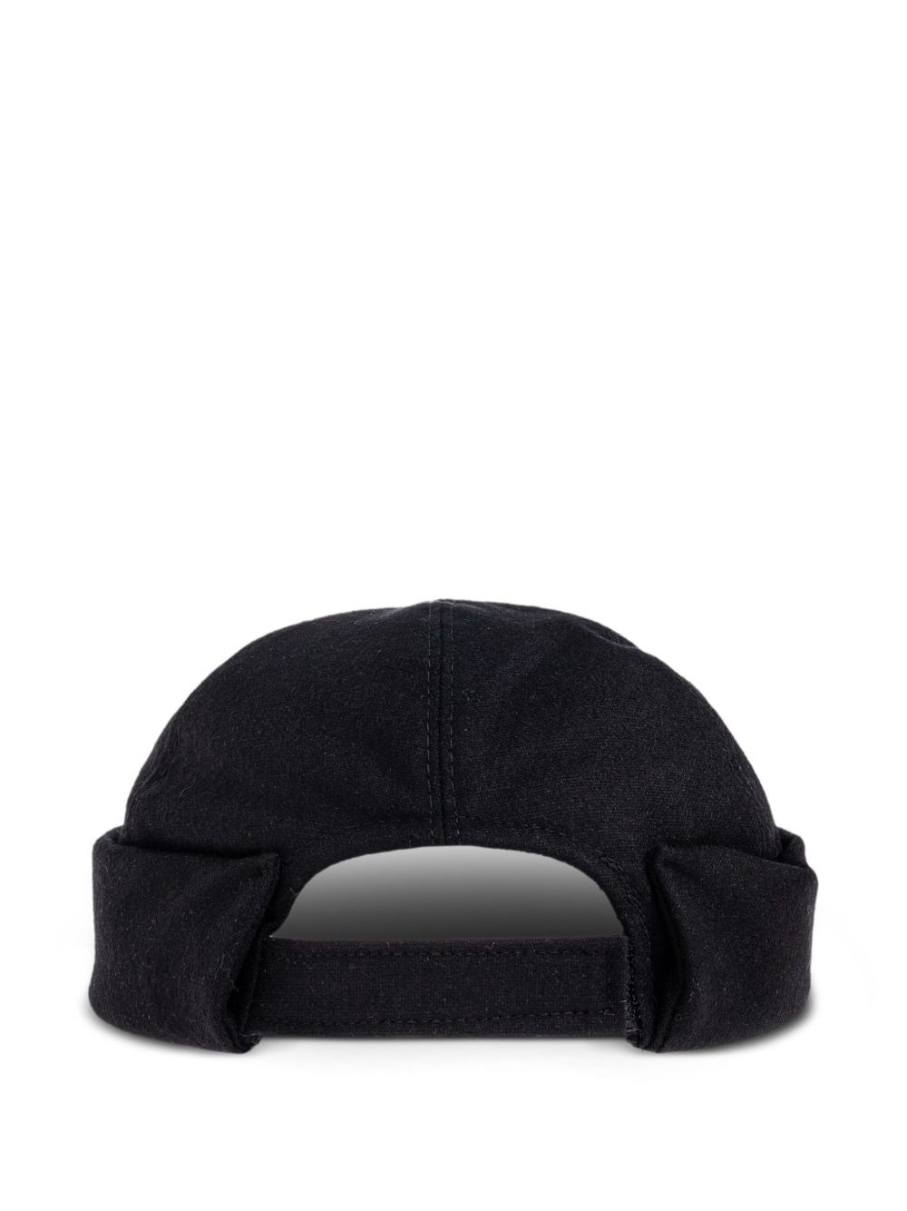 logo-band wool hat - 2