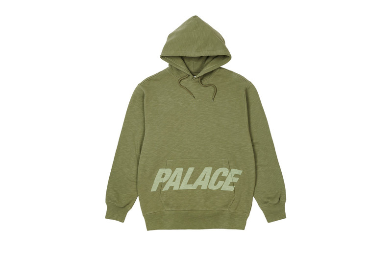 PAL POCKET SLUB HOOD OLIVE - 1