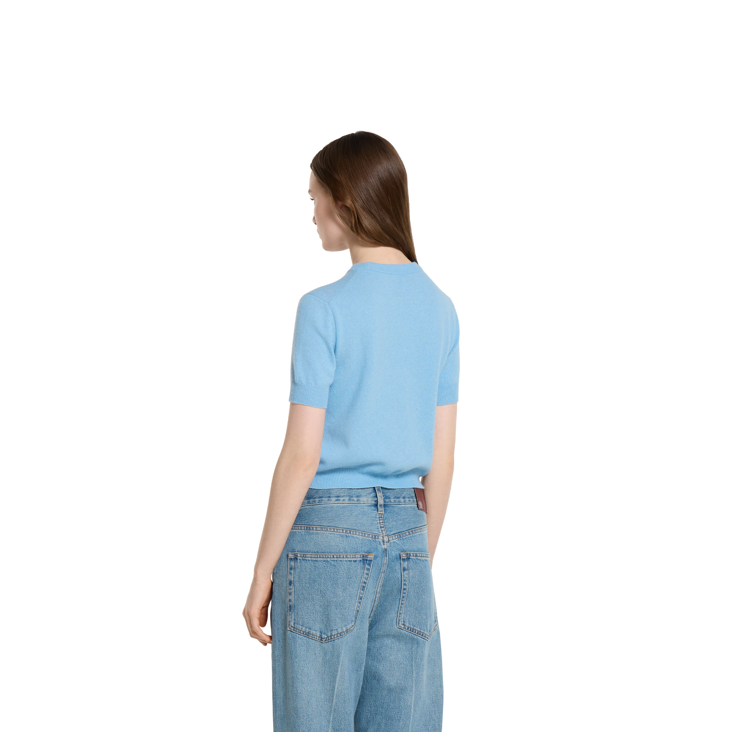 Cashmere top with intarsia - 4