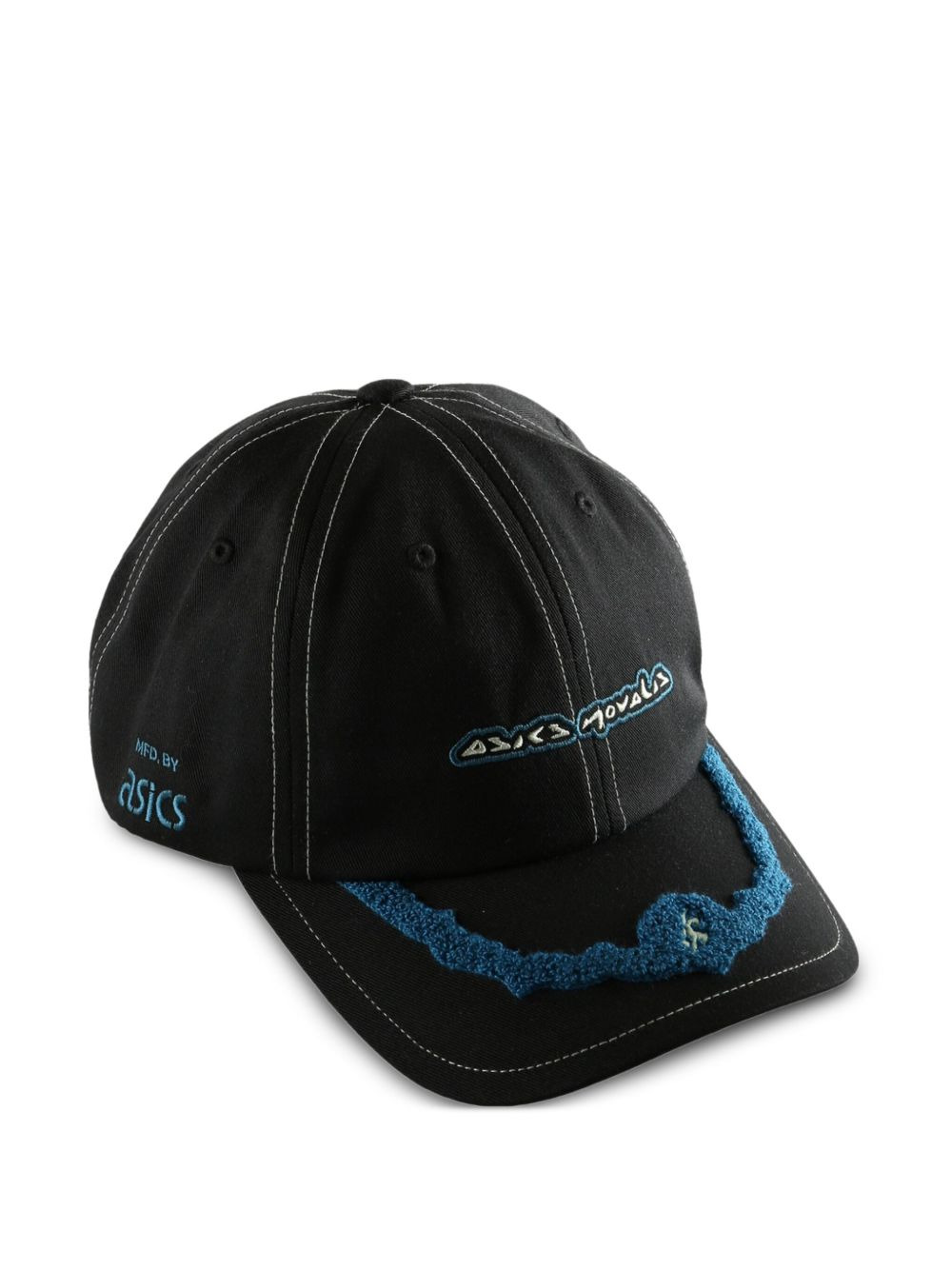 x Kiko Kostadinov embroidered-detail baseball cap - 3