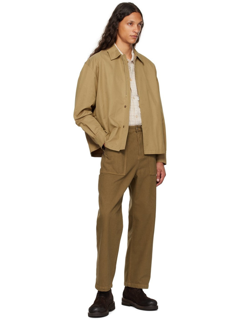LE17SEPTEMBRE Beige Zip & Button Shirt outlook