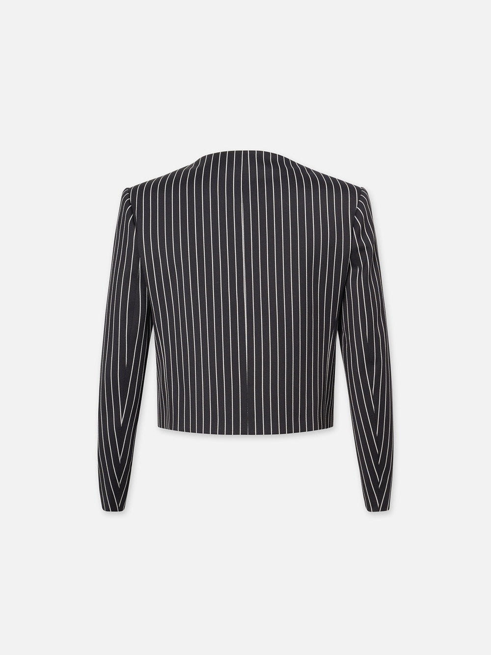 Button Front Jacket in Dark Navy Multi - 4