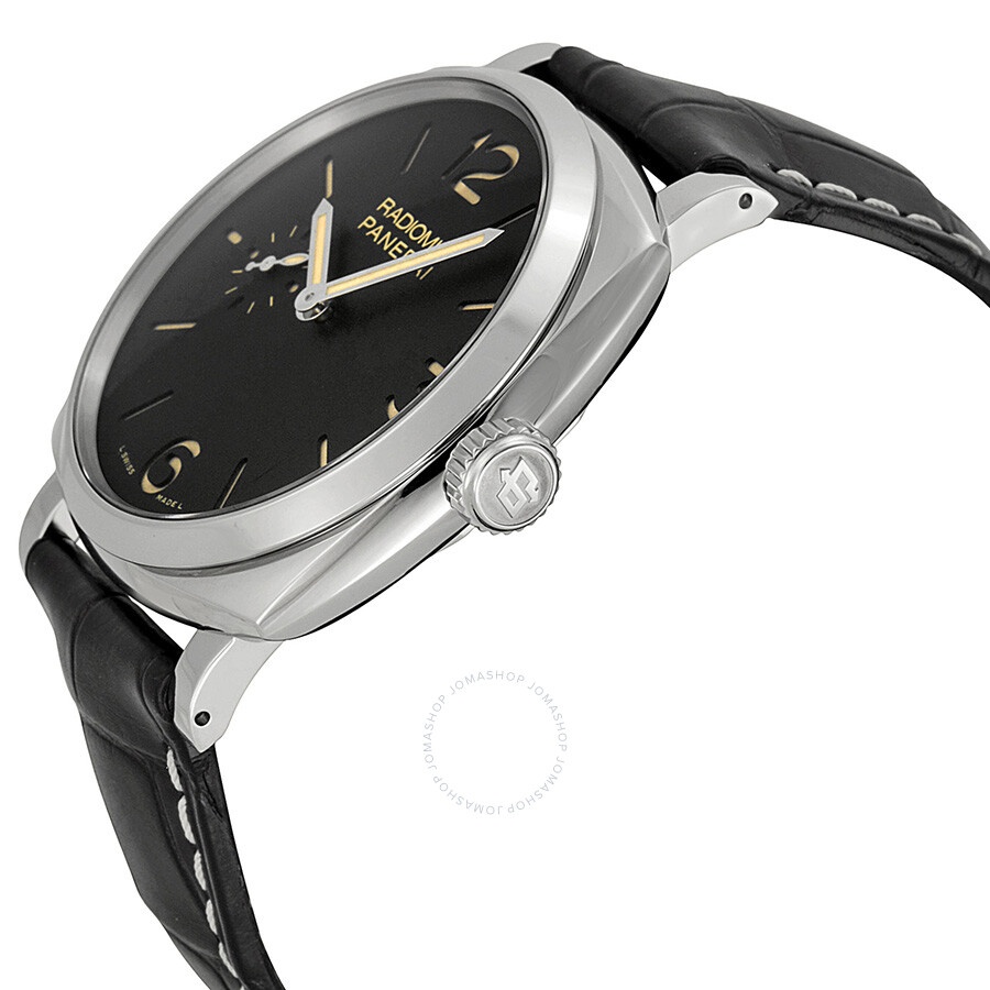 Panerai Radiomir 1940 Hand Wound Black Dial Black Leather Men's Watch PAM00512 - 2
