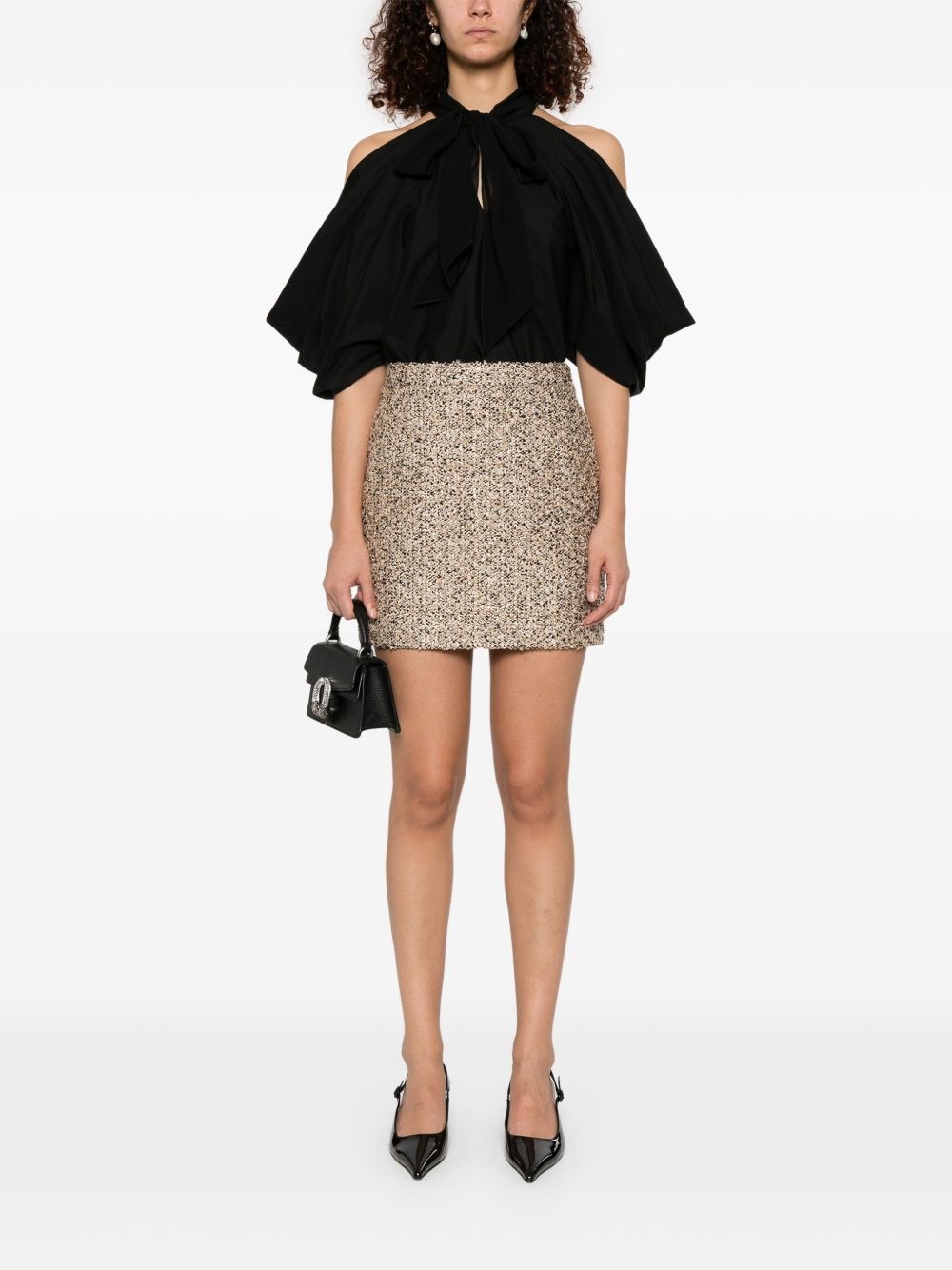 draped blouse - 2