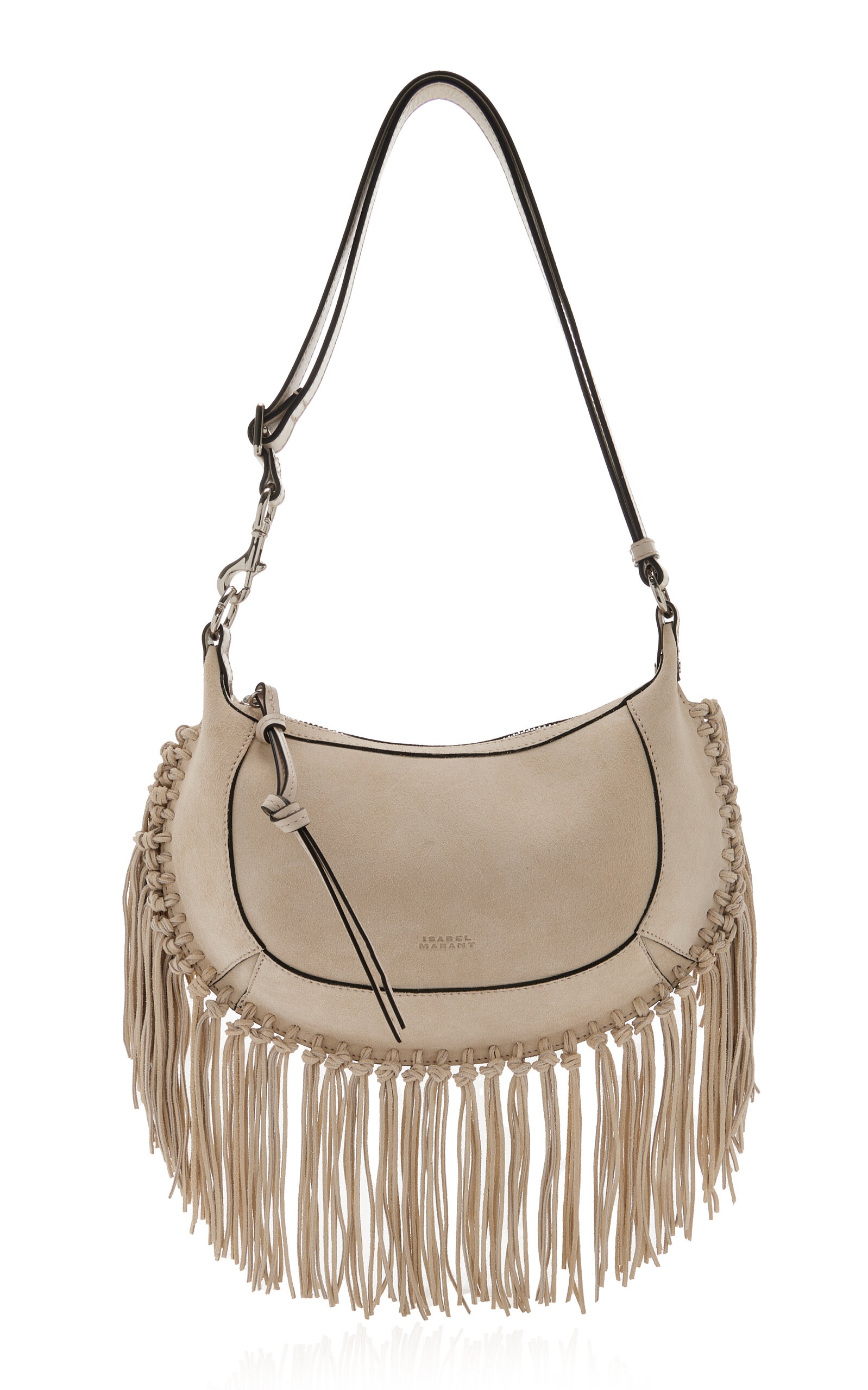 ショルダーバッグ・ポシェット Oskan Moon Ga Shoulder Bag - Isabel Marant - Leather - White Oskan Moon Small leather shoulder bag in white - Isabel