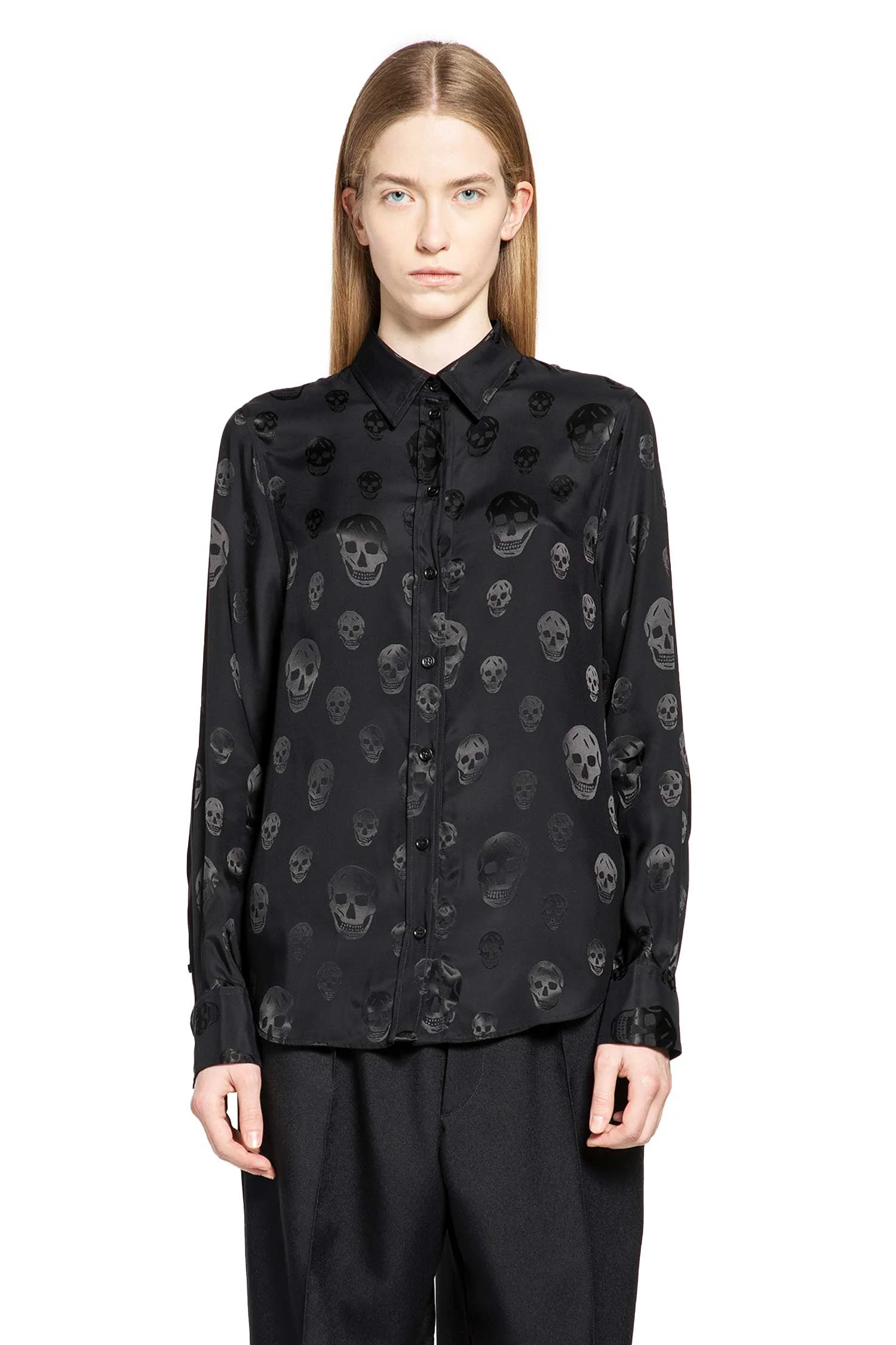 Skull Motif Shirt - 1