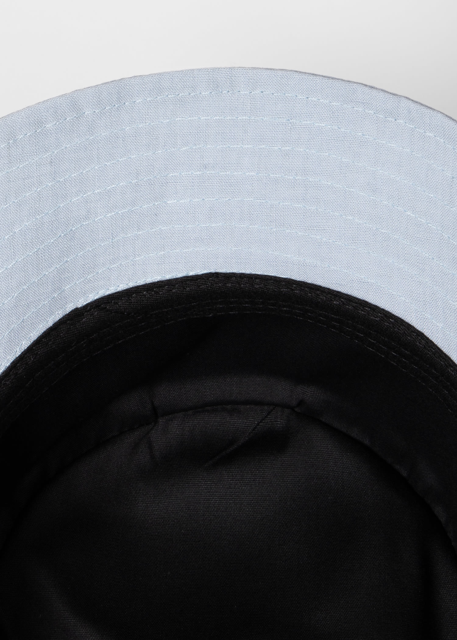 Linen Signature Stripe Trim Bucket Hat - 4