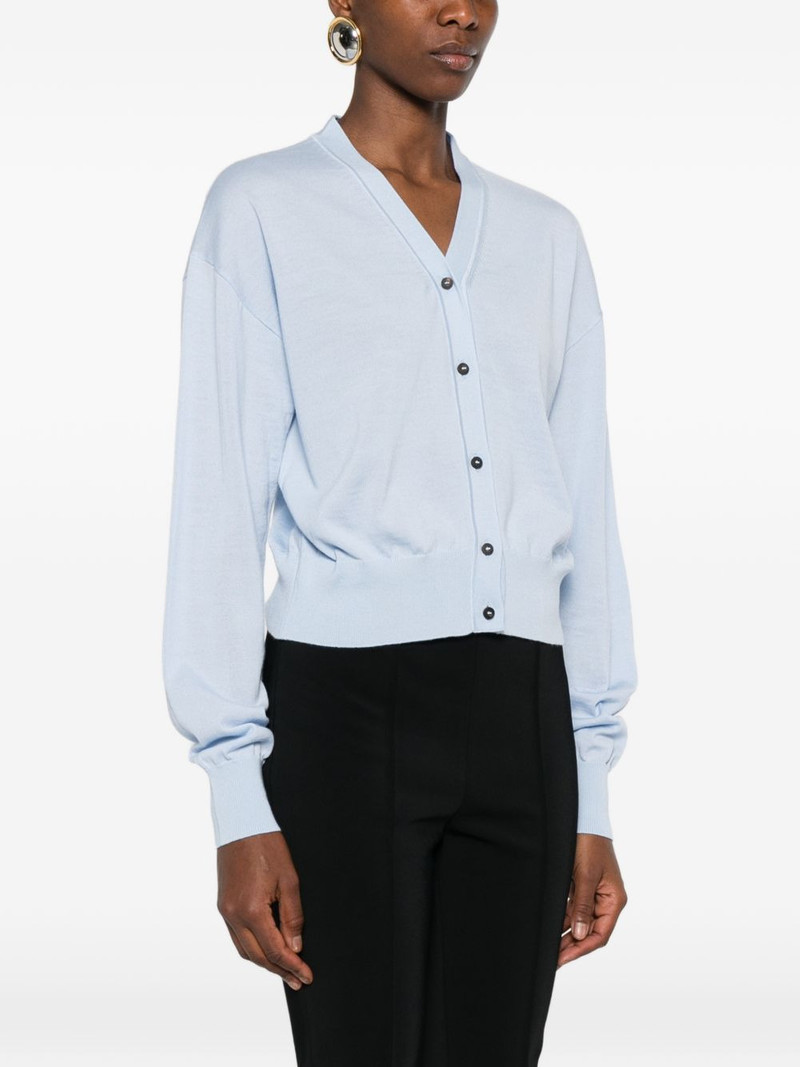 buttoned V-neck cardigan 3