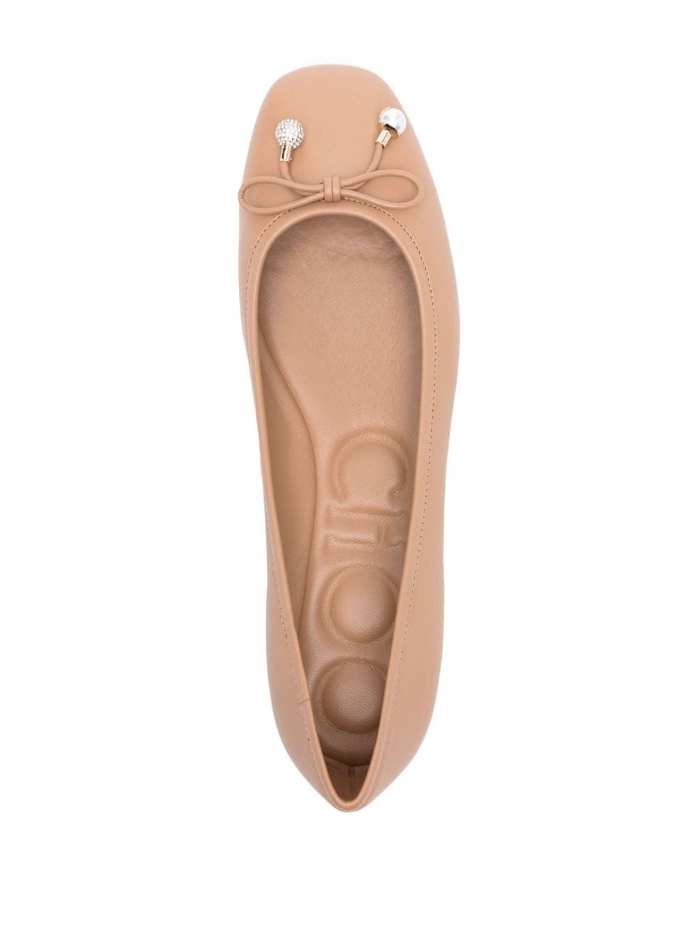 Elme leather ballerina shoes - 4
