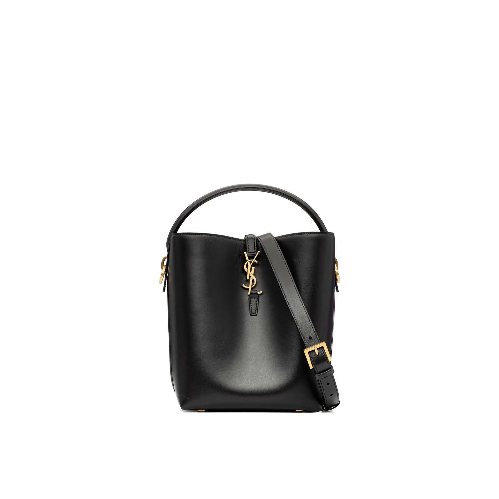 Saint Laurent Le 37 Leather Small Bucket Bag - 2