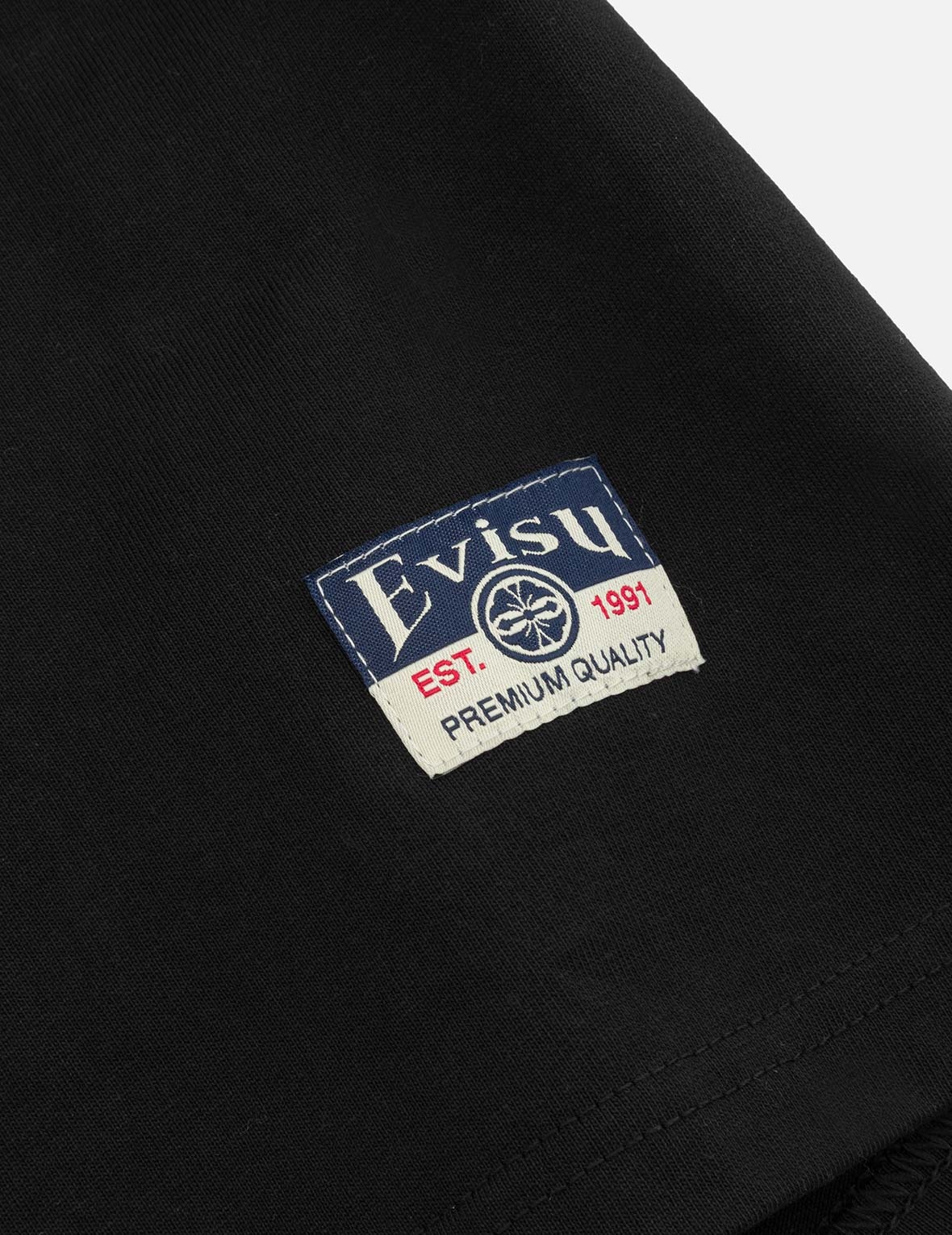 Daruma Emboss Print Loose Fit T-Shirt - 6