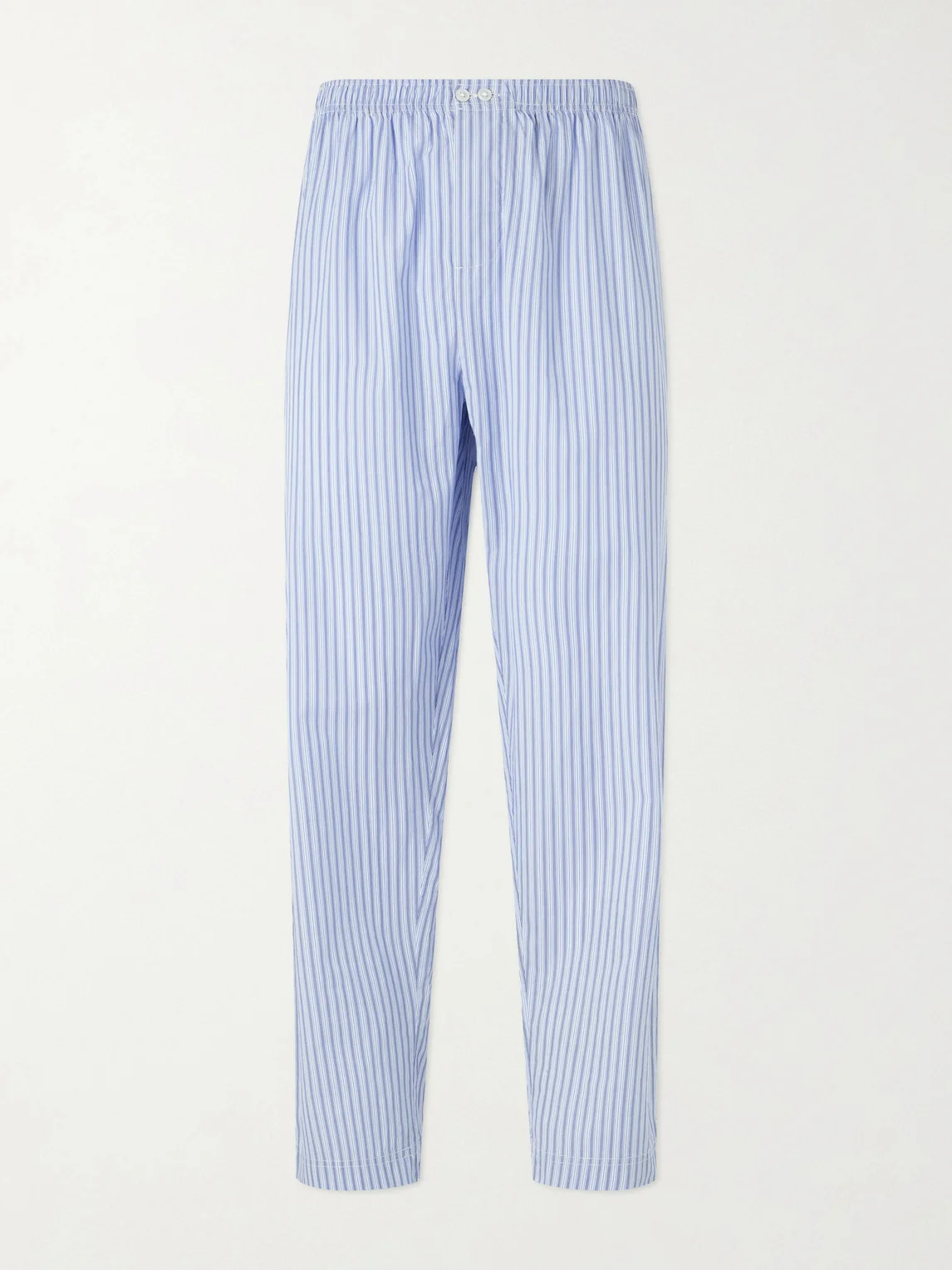 Straight-Leg Striped Organic Cotton Pyjama Trousers - 1