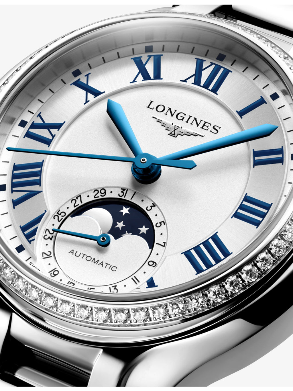 L8.126.0.71.6 PrimaLuna Moonphase Stainless-Steel And 0.580ct Diamond Automatic Watch - 5