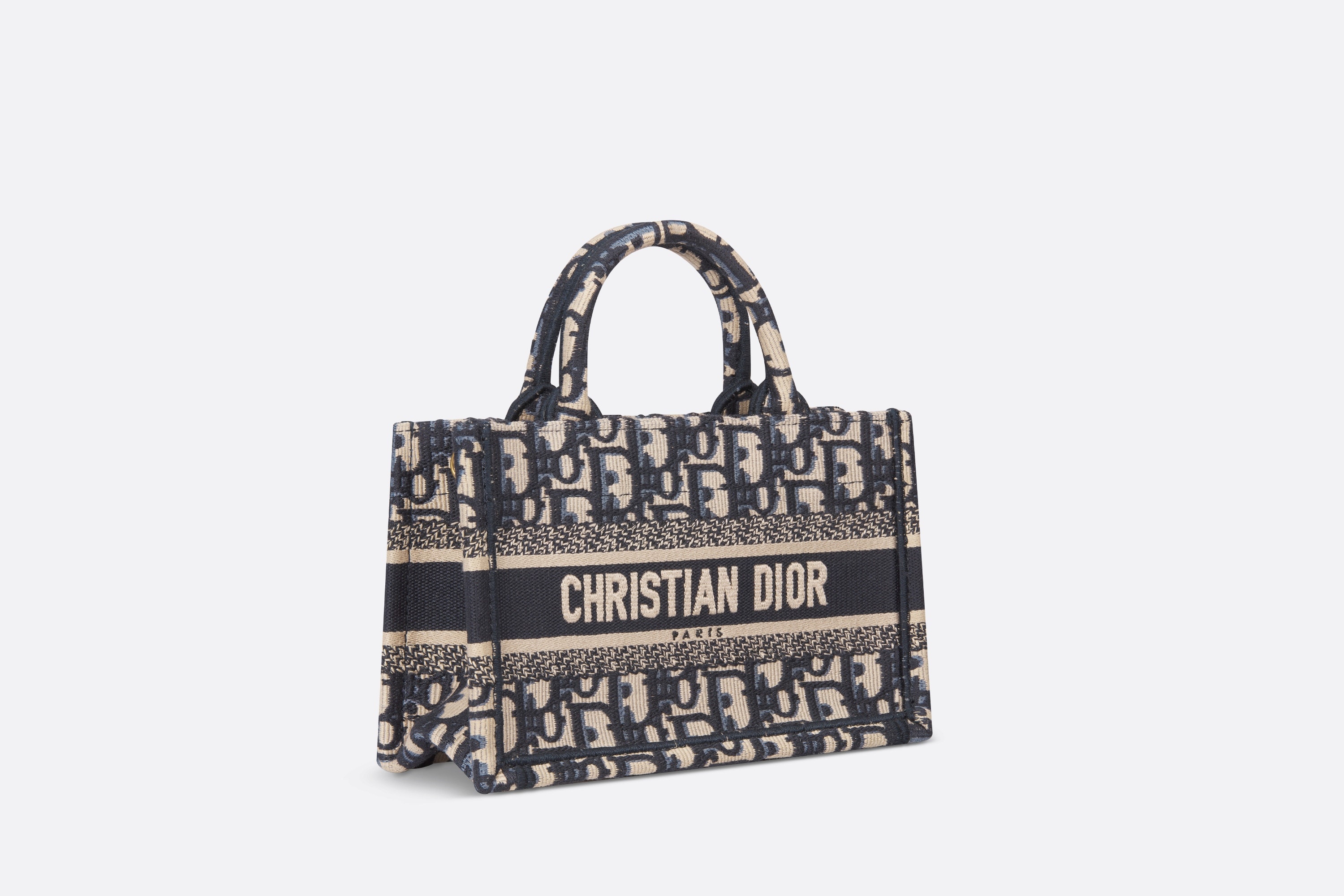 Mini Dior Book Tote with Strap - 2