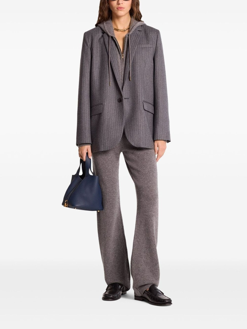 Sporty & Rich pinstriped tailored blazer outlook