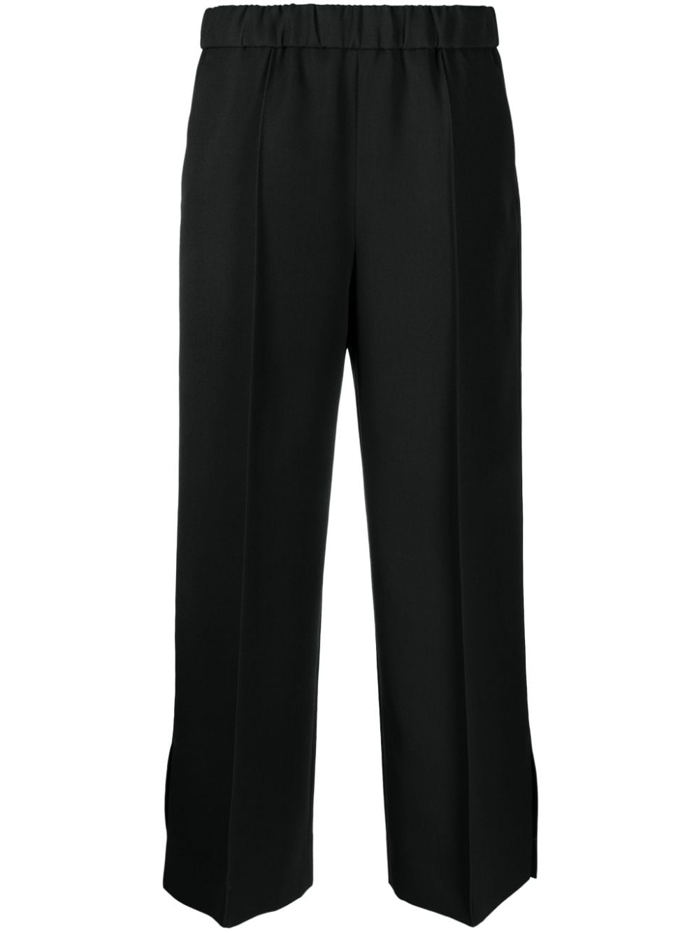 mid-rise wool tailored trousers - 1