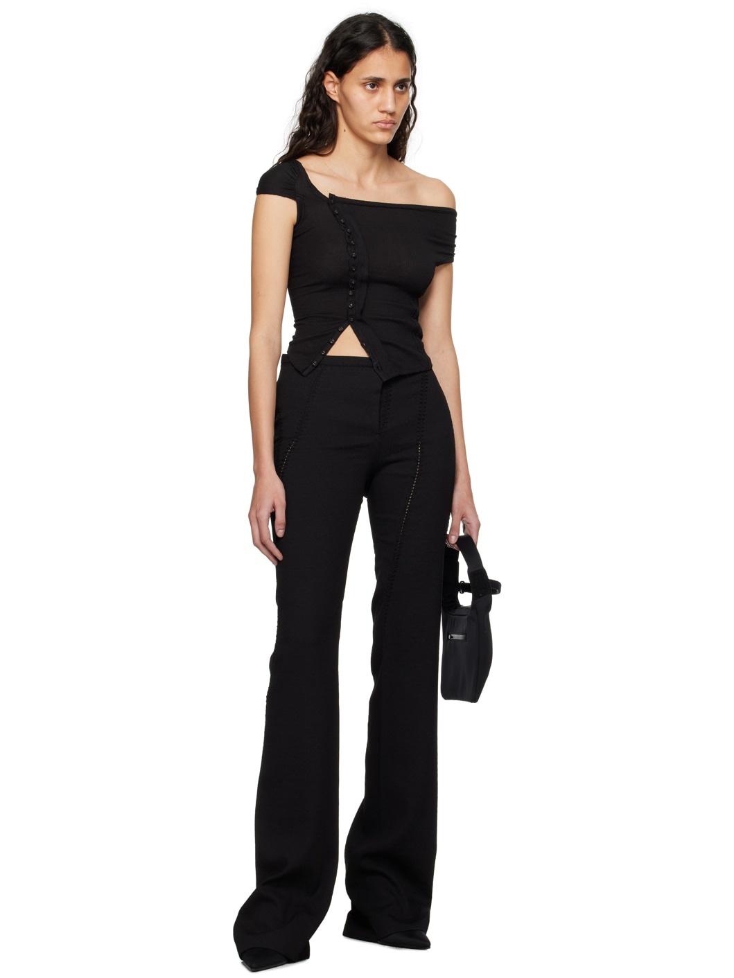 SSENSE Exclusive Black Trousers - 4