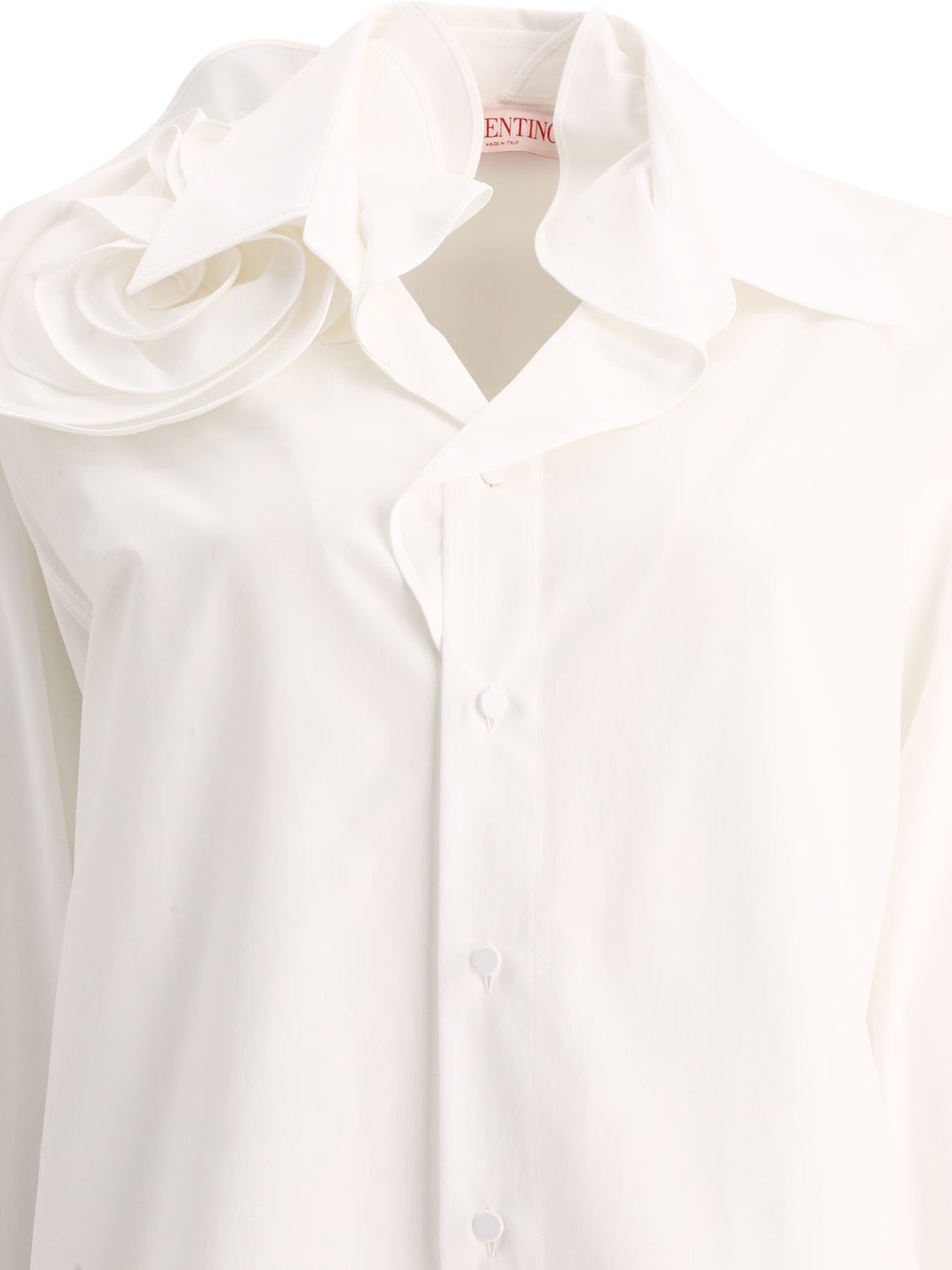 Cotton Popeline Shirt Shirts White - 3
