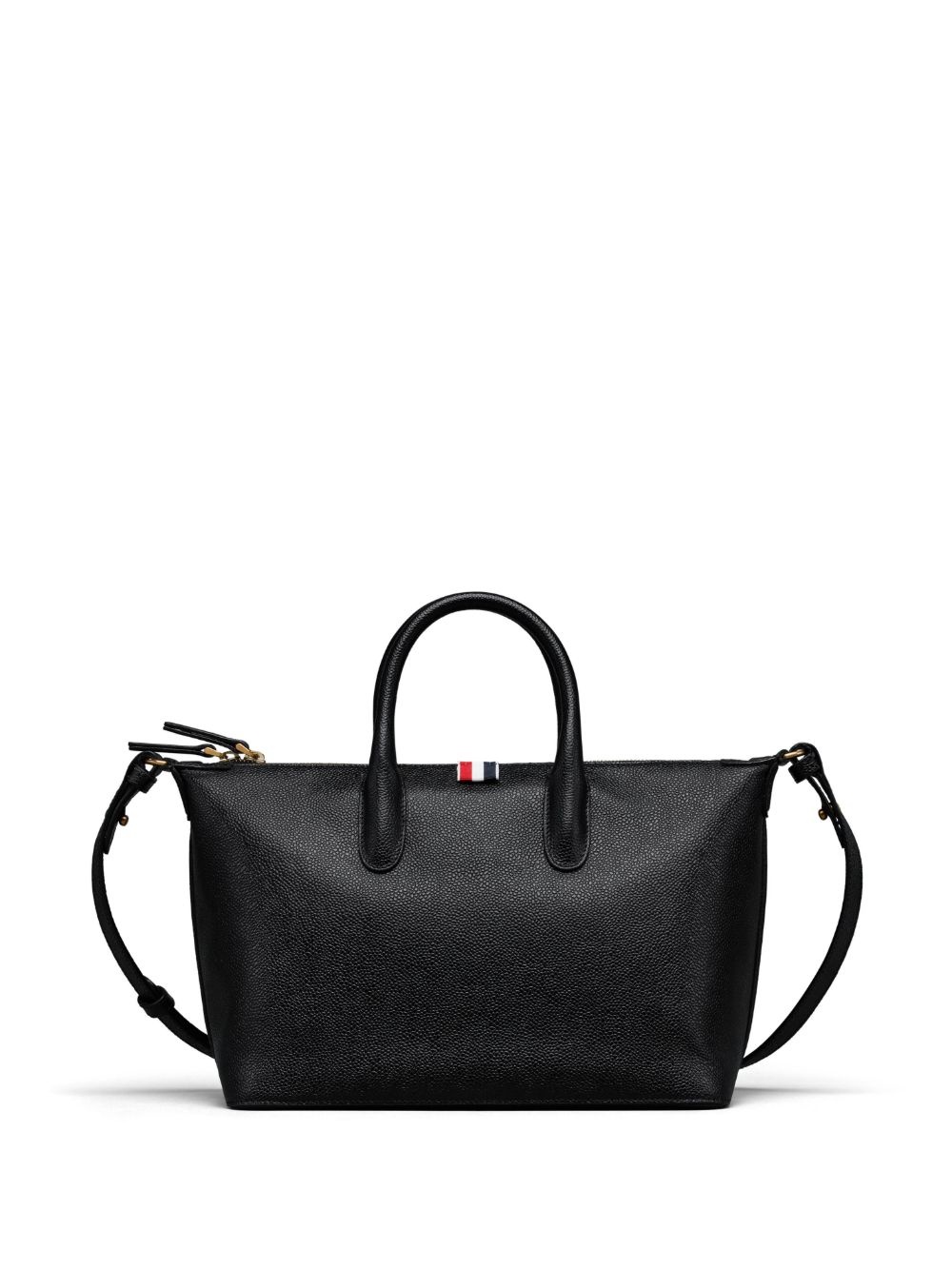 small leather duffle bag - 2