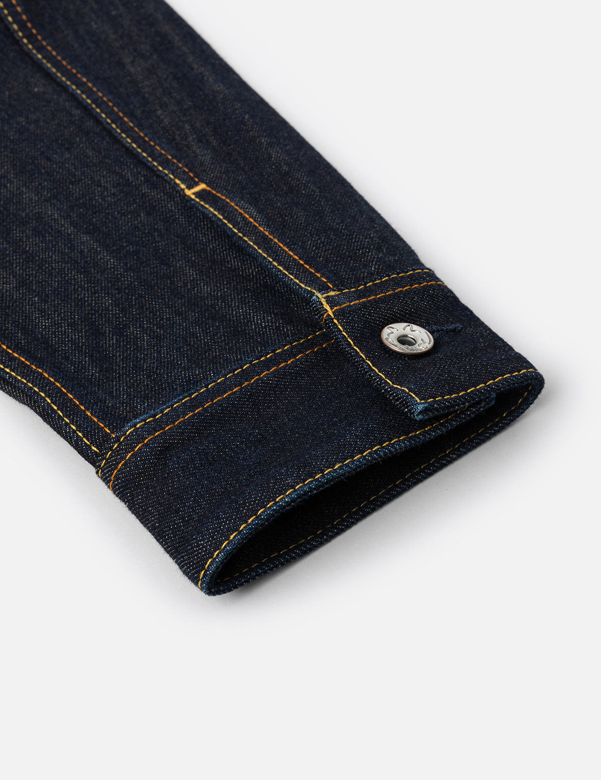 Grateful Crane Embroidery Relax Fit Denim Jacket - 12