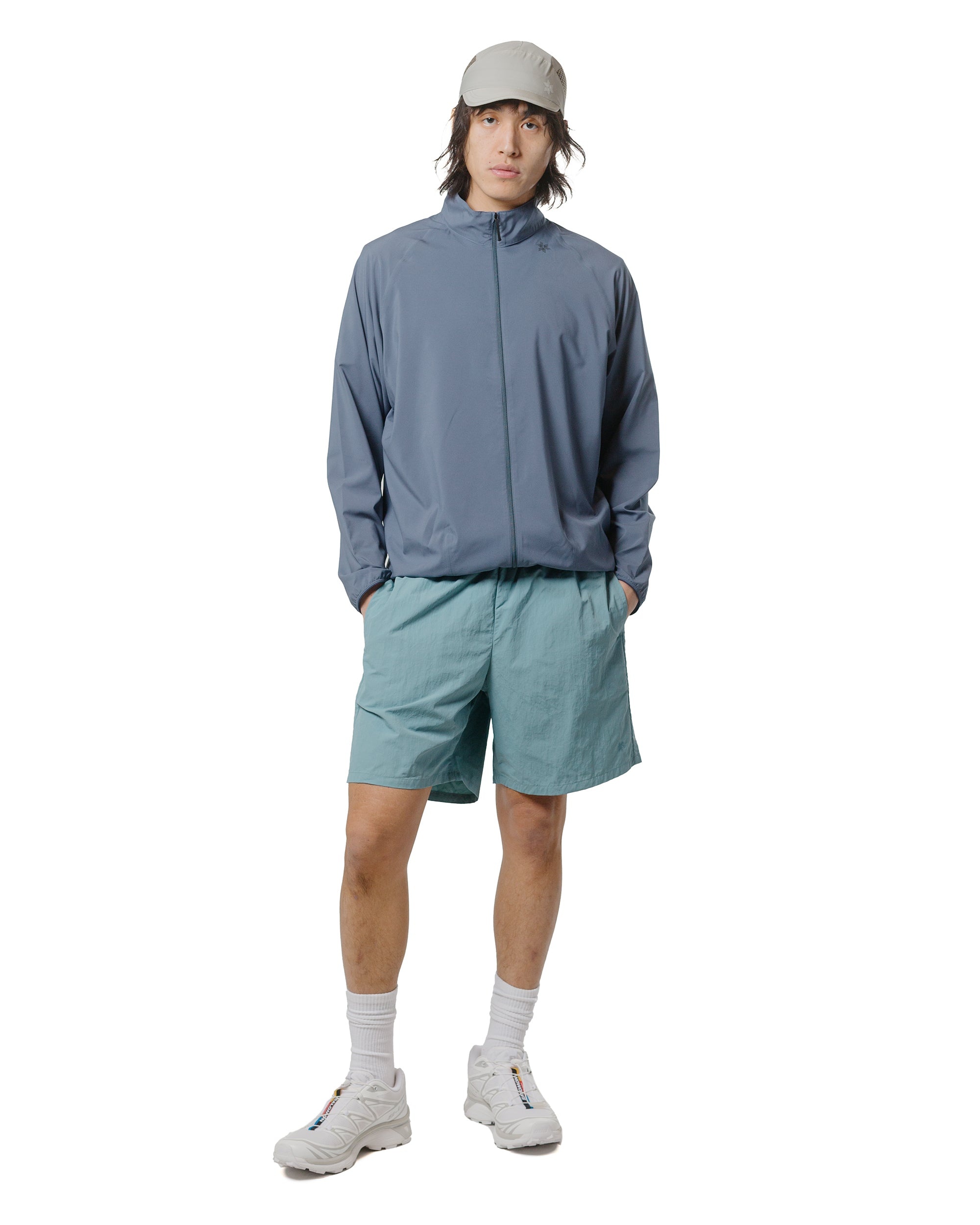 Nylon Shorts Smoke Aqua - 4
