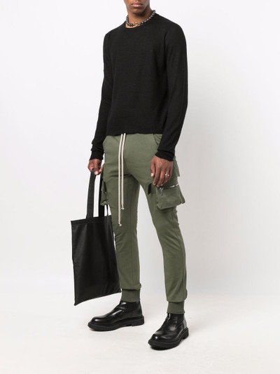 Rick Owens Oversized Cropped cashmere jumper outlook